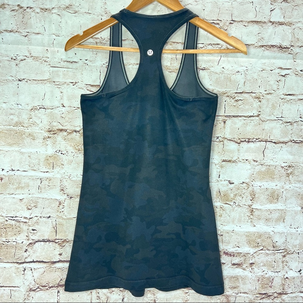 LULULEMON COOL RACERBACK SAVASANA CAMO 20CM NEW BLACK